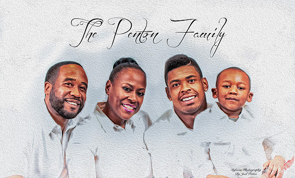 The Penton Family Potrait 1 - Oil